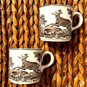 Villeroy and Boch Vintage German Mettloch small coffee mugs